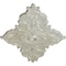 Ekena Millwork Melchor Diamond Ceiling Medallion (Canopies up to 4"), 67 1/4"W x 43 3/8"H x 4"ID x 2"P, Flash Blue CM70X43MLFBS - alternate 2